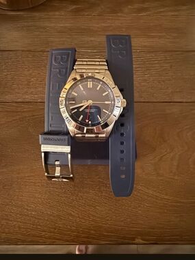 Mens Watch with Blue Dial and Blue Strap